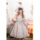 Miss Point Goose's Flower Basket Square Collar JSK(Reservation/3 Colours/Full Payment Without Shipping)
